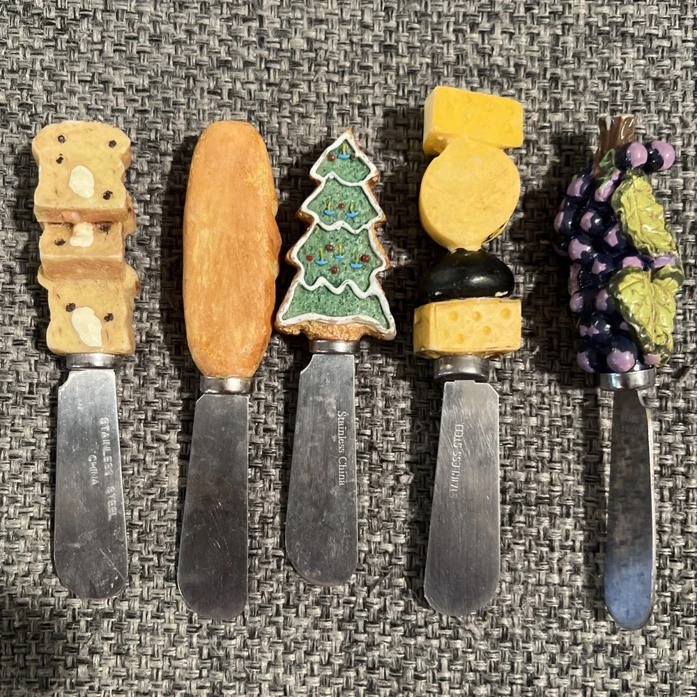 Stainless Steel Snack Spreaders‎ Set of Five